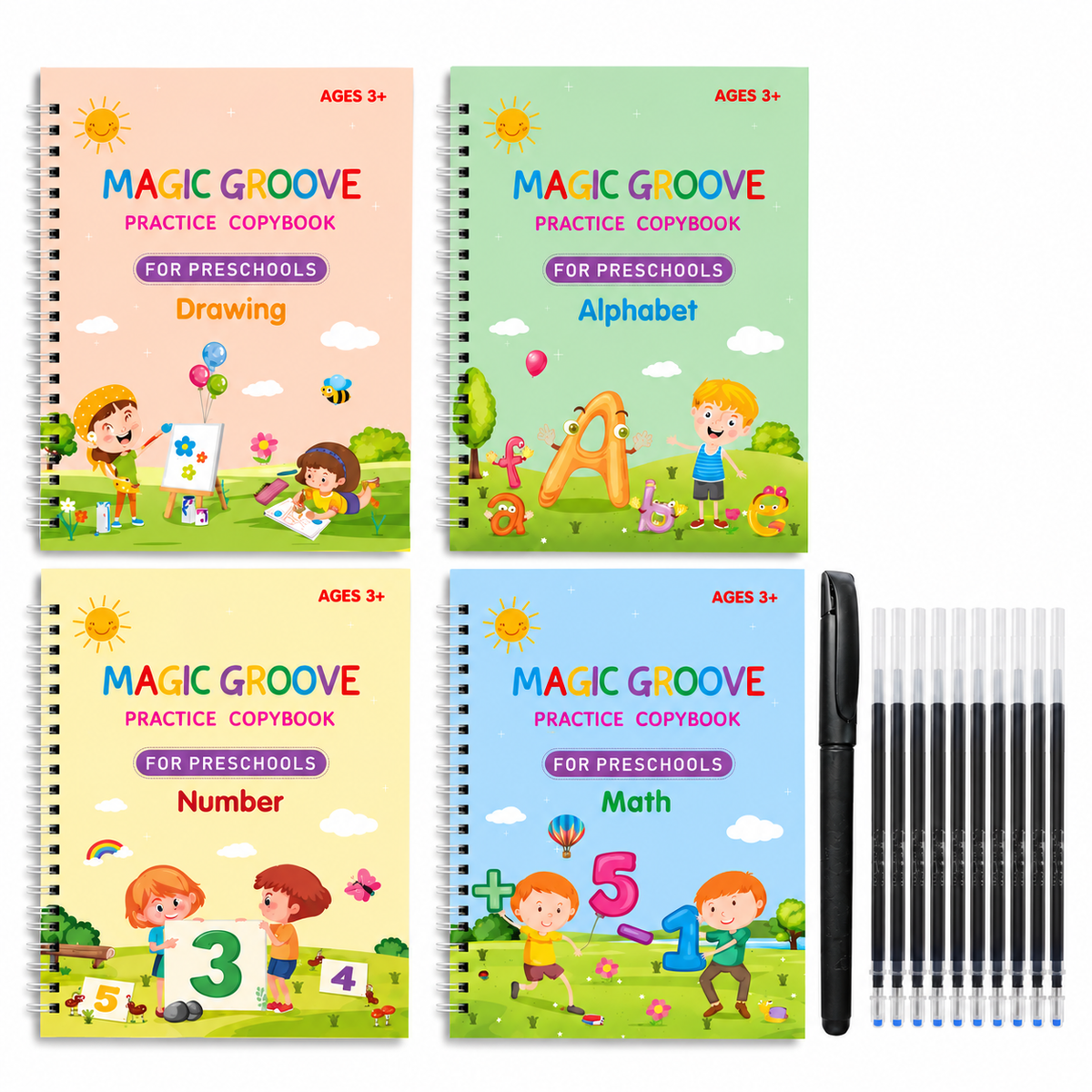 Handwriting Practice Books (4-Pack)