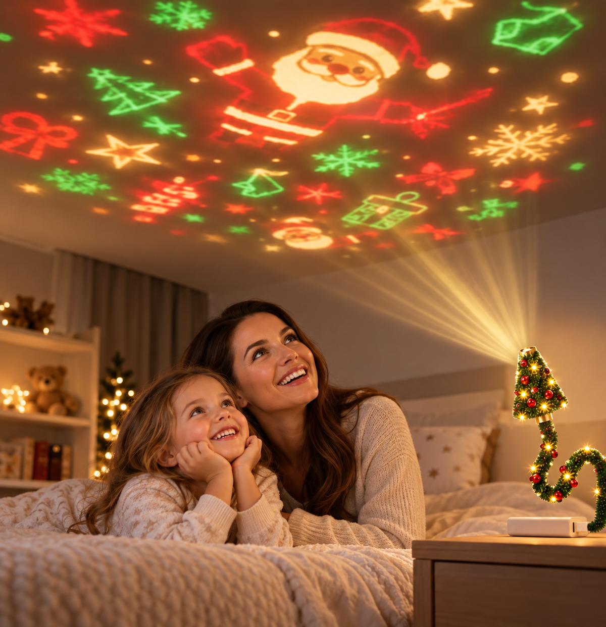USB Christmas Tree Projector