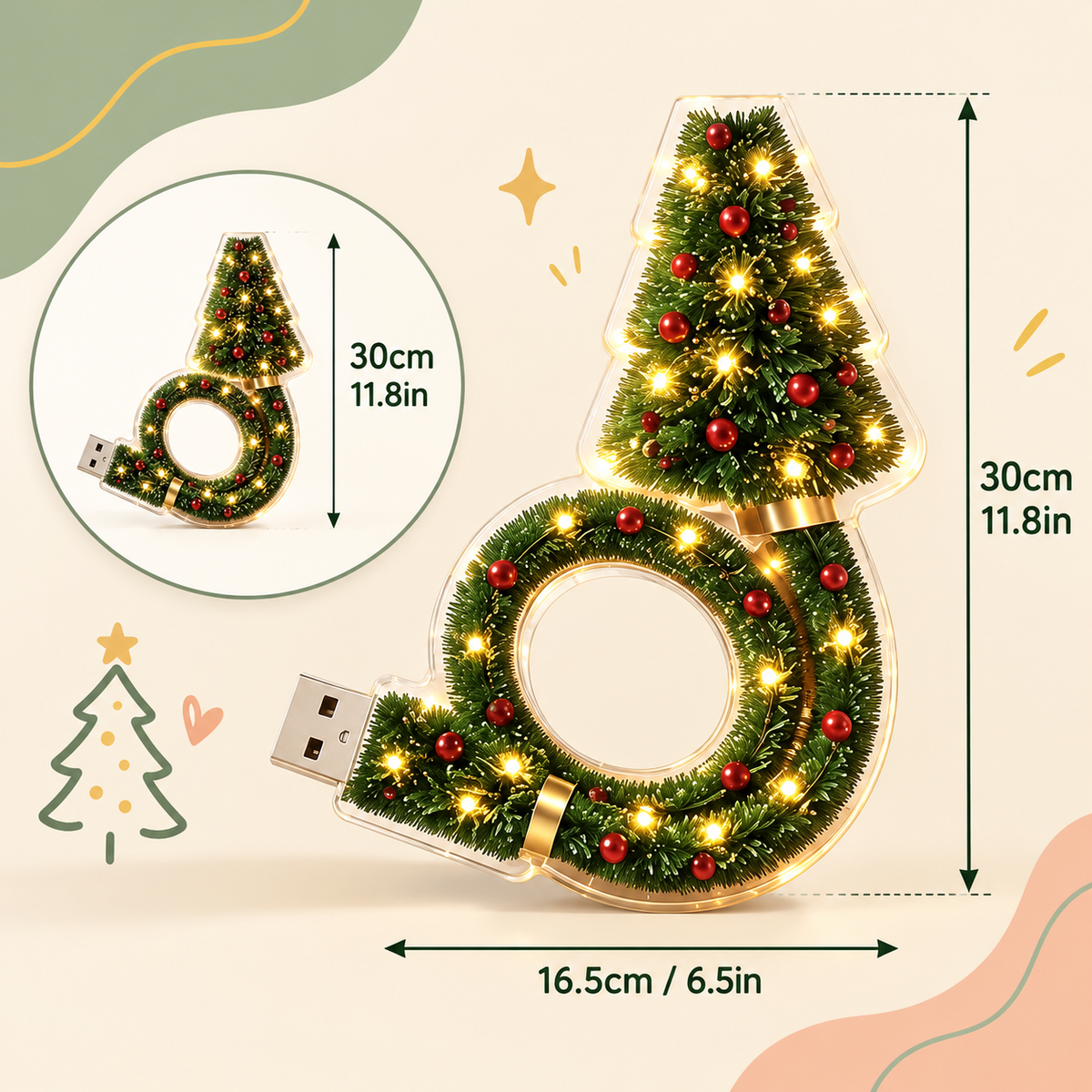 USB Christmas Tree