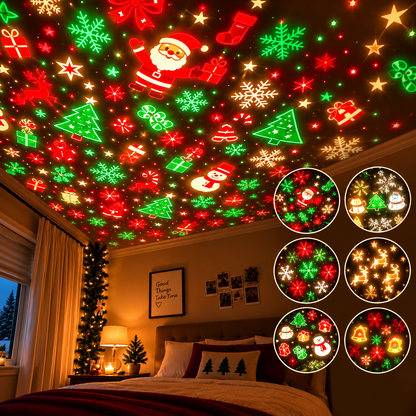 USB Christmas Tree Projector