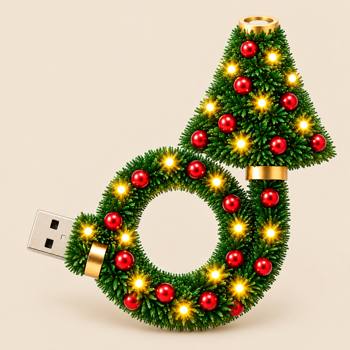 USB Christmas Tree Projector