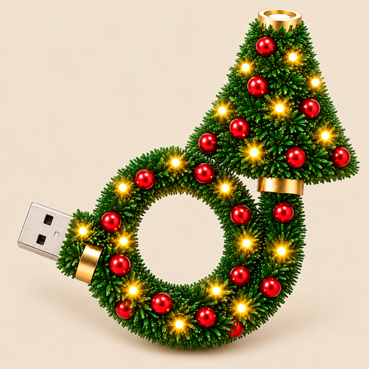 USB Christmas Tree Projector