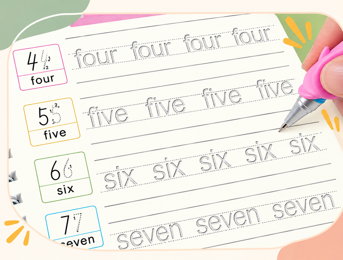 Handwriting Practice Books (4-Pack)
