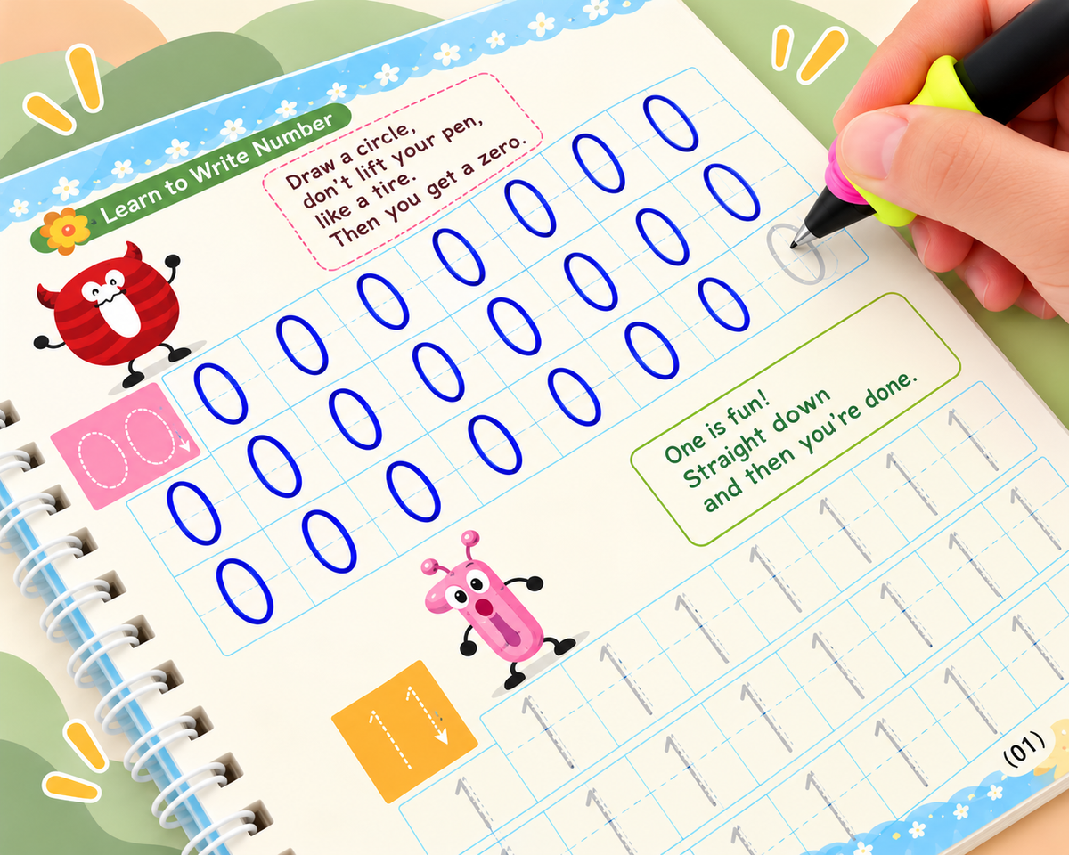 Handwriting Practice Books (4-Pack)