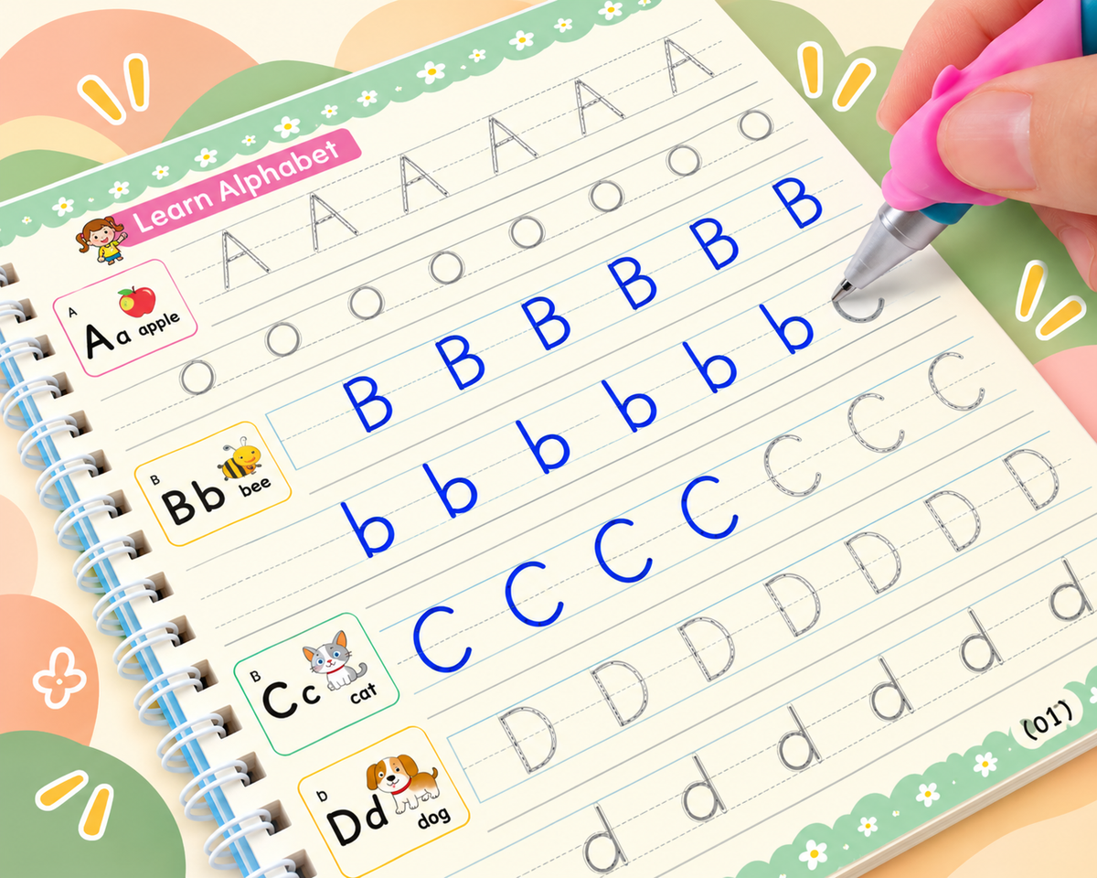 Handwriting Practice Books (4-Pack)