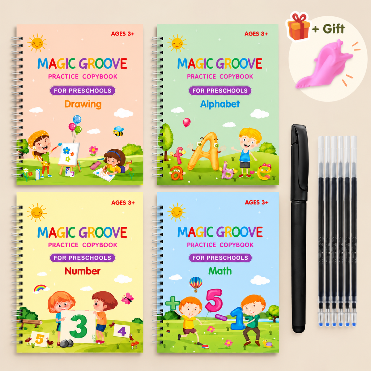 Handwriting Practice Books (4-Pack)