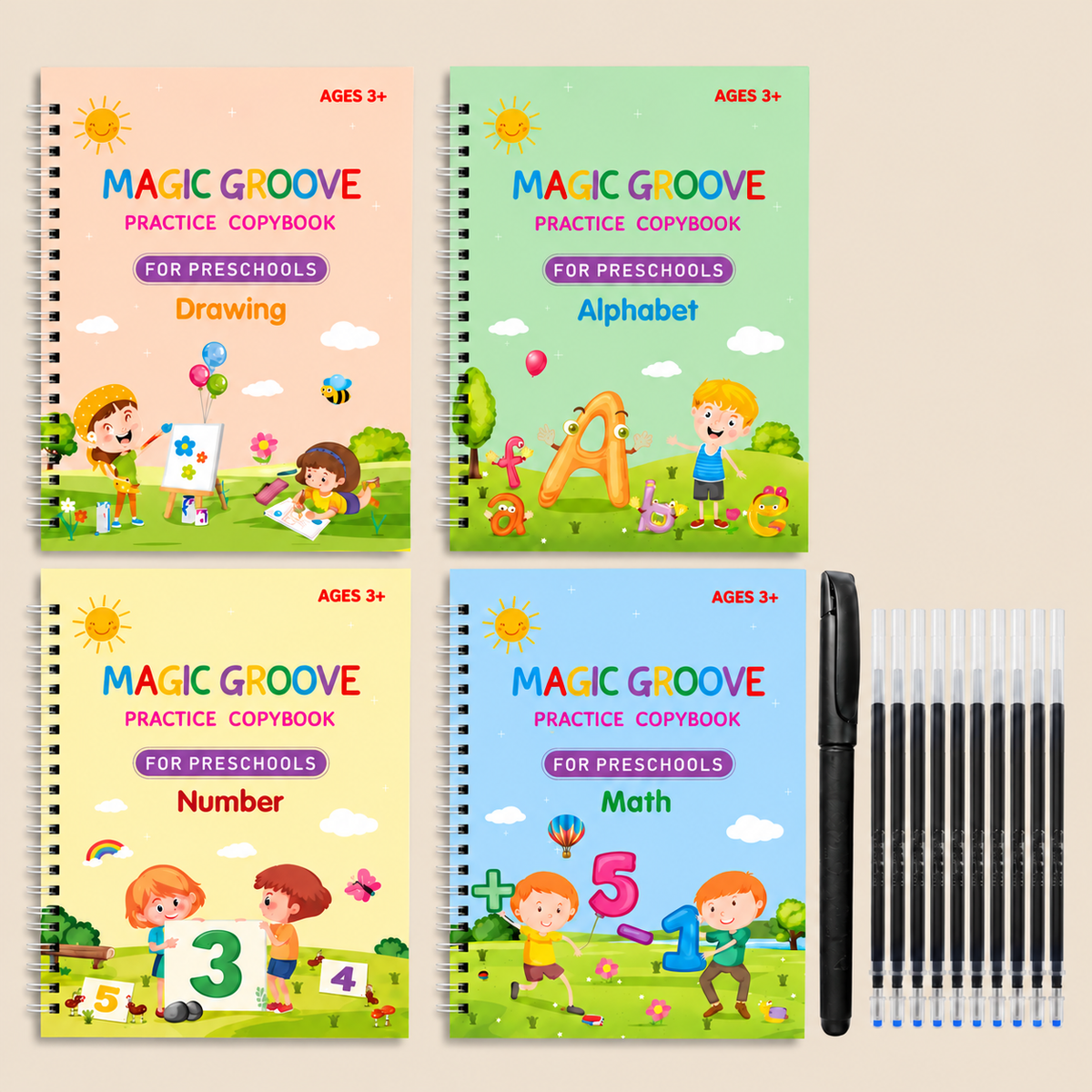 Handwriting Practice Books (4-Pack)