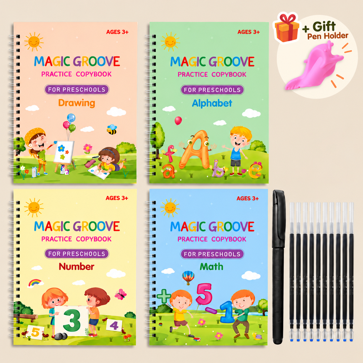 Handwriting Practice Books (4-Pack)