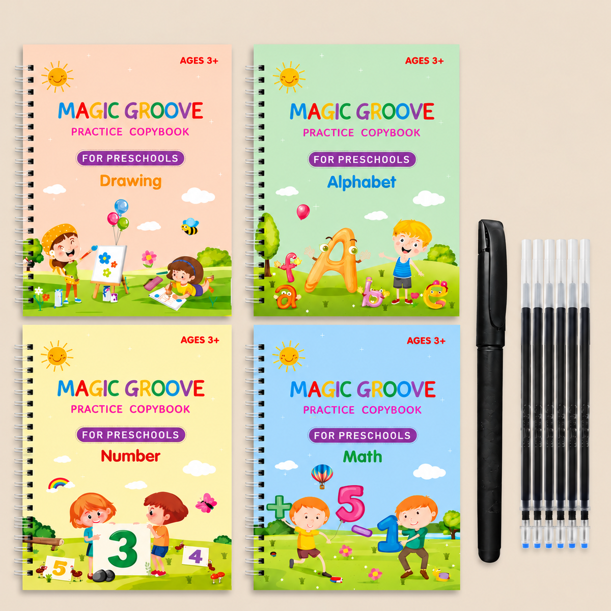 Handwriting Practice Books (4-Pack)
