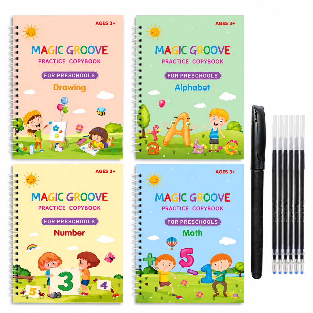 Handwriting Practice Books (4-Pack)